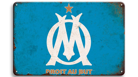 Metalen wandbord | Olympique De Marseille | Droit Au But |