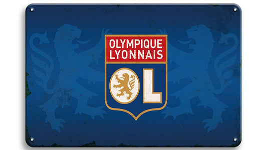 Metalen wandbord | Olympique Lyonnais |