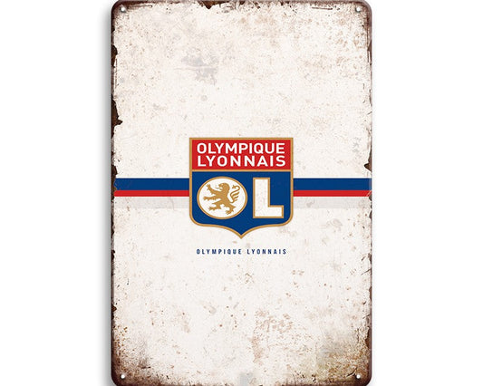 Metalen wandbord | Olympique Lyonnais |