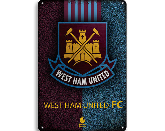 Metalen wandbord | West Ham United FC |