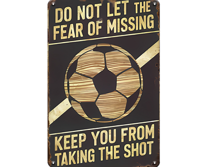 Metalen wandbord | The fear of missing |