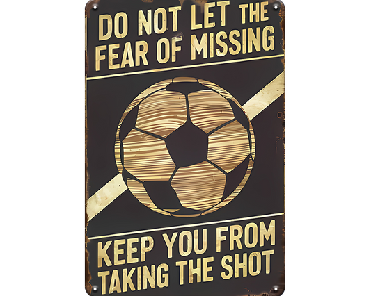 Metalen wandbord | The fear of missing |
