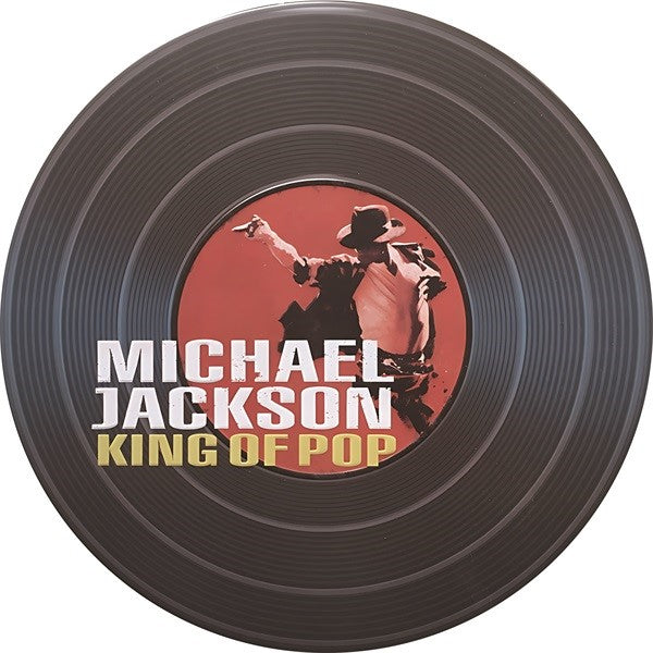 Metalen wandbord | Michael Jackson | King of pop | 30CM | Rond |