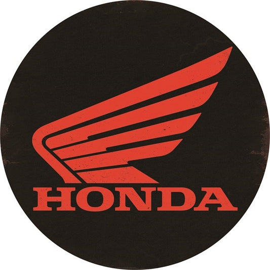 Metalen wandbord | Honda | 30CM | Rond |