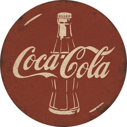 Metalen wandbord | Coca Cola | 30CM | Rond |