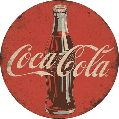 Metalen wandbord | Coca Cola | 30CM | Rond |