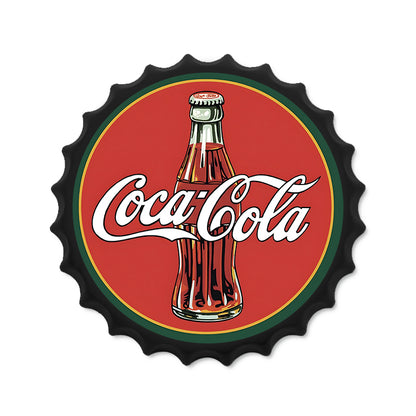 Metalen drankdop | Coca Cola vintage | 35CM | Rond |