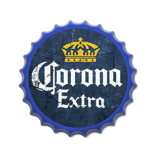 Metalen drankdop | Corona Extra | 35CM  | Rond |