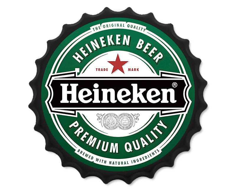 Metalen drankdop | Heineken | 35CM | Rond |