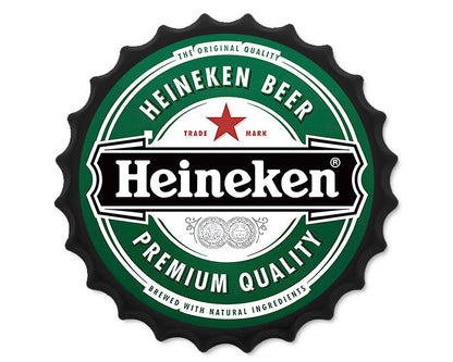 Metalen drankdop | Heineken | 35CM | Rond |