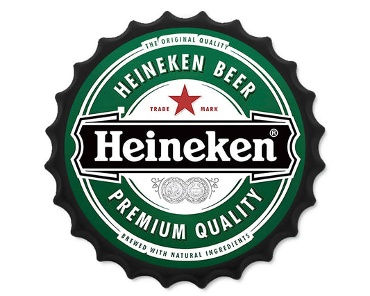 Metalen drankdop | Heineken | 35CM | Rond |