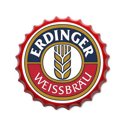 Metalen drankdop | Erdinger | 35CM | Rond |