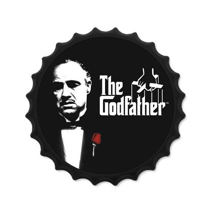 Metalen drankdop | The Godfather | 35CM | Rond |