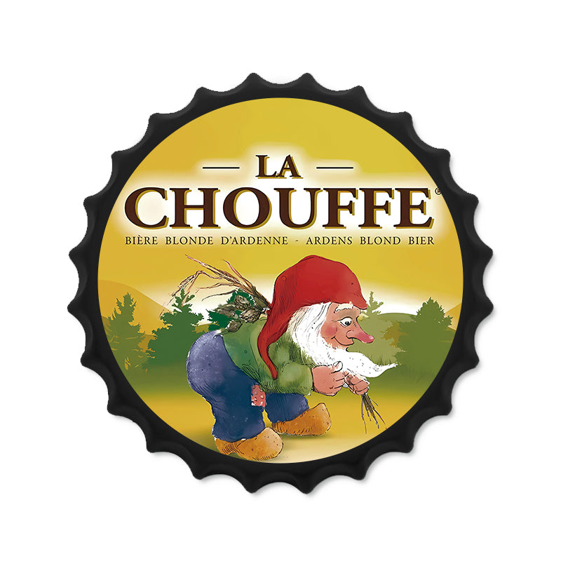 Metalen drankdop | La Chouffe | 35CM | Rond |