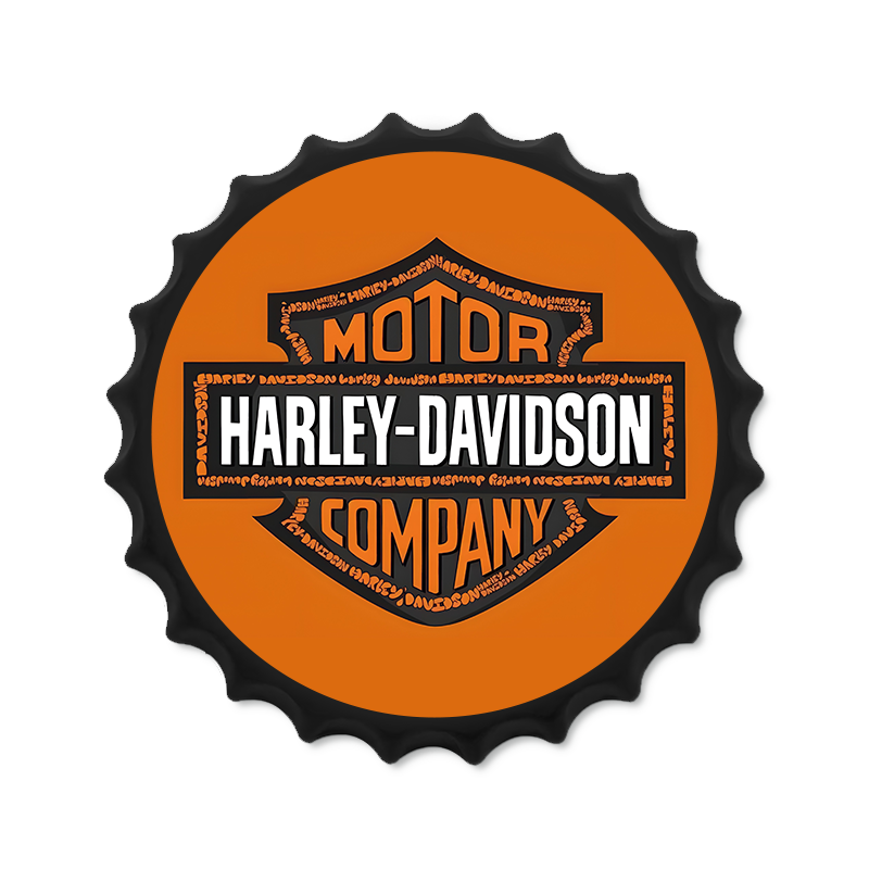 Metalen drankdop | Harley-Davidson | Motorcompany | 35CM | Rond |