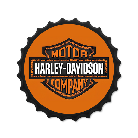 Metalen drankdop | Harley-Davidson | Motorcompany | 35CM | Rond |