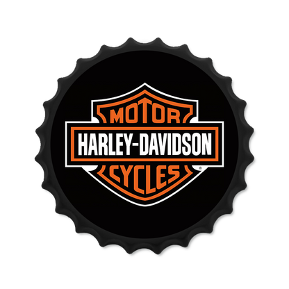 Metalen drankdop | Harley-Davidson | 35CM | Rond |