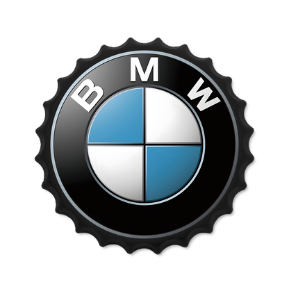 Metalen drankdop | BMW | 35CM | Rond |