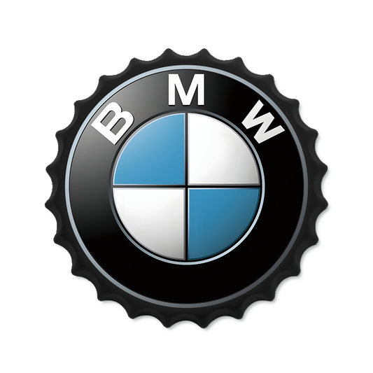 Metalen drankdop | BMW | 35CM | Rond |