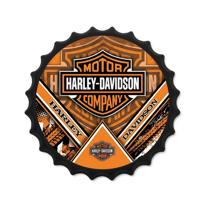 Metalen drankdop | Harley-Davidson | Motorcompany | 35CM | Rond |