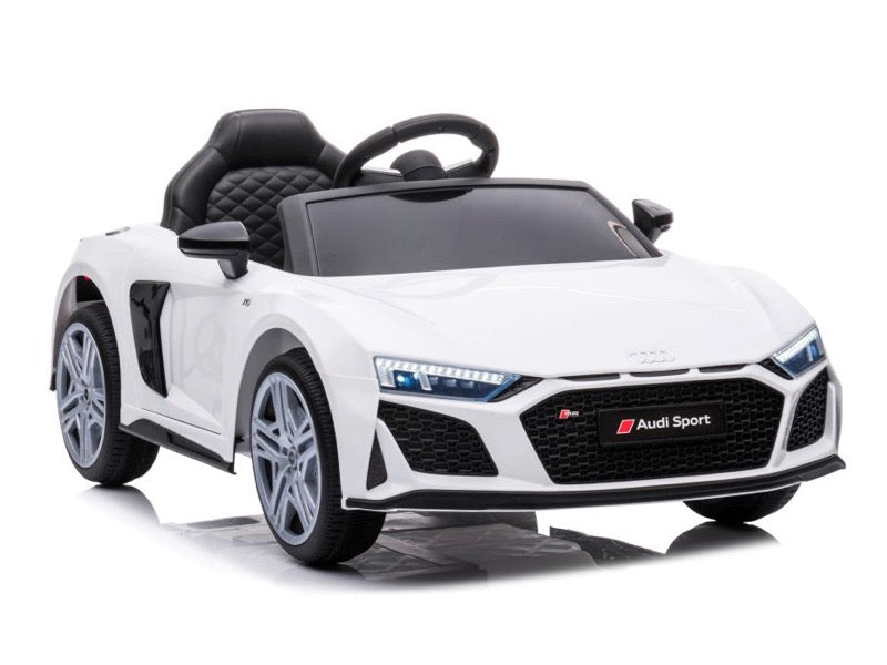 Audi R8 Sport | Elektrische kinderauto | 12V | Wit |