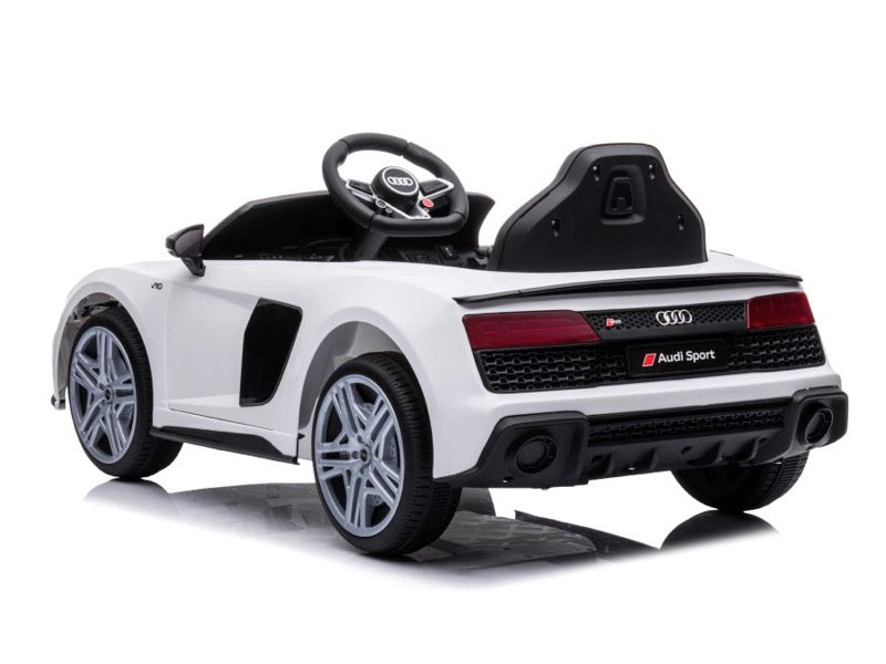 Audi R8 Sport | Elektrische kinderauto | 12V | Wit |