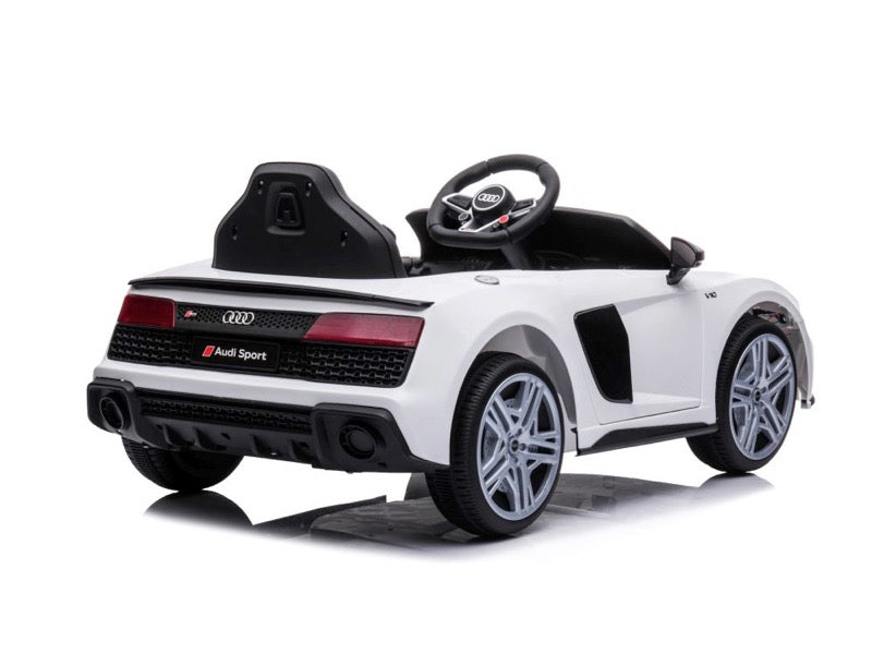 Audi R8 Sport | Elektrische kinderauto | 12V | Wit |