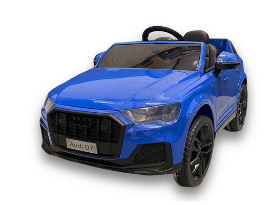 Audi Q7 | Elektrische kinderauto | 12V | Blauw |