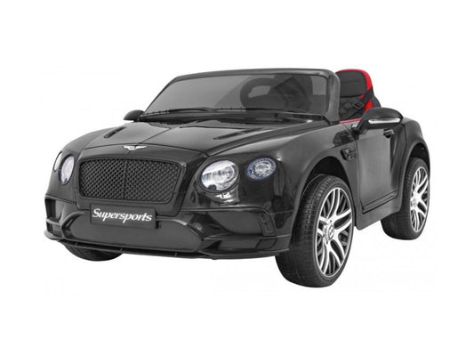 Bentley Supersports | Elektrische kinderauto | 2-Persoons model | 12V | Zwart |