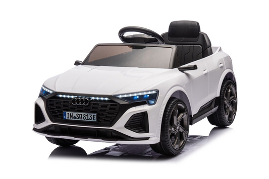 Audi S Q8 | Elektrische kinderauto | 12V | Wit |