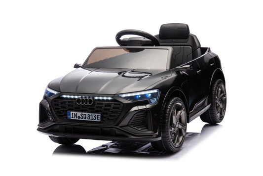 Audi S Q8 | Elektrische kinderauto | 12V | Zwart |