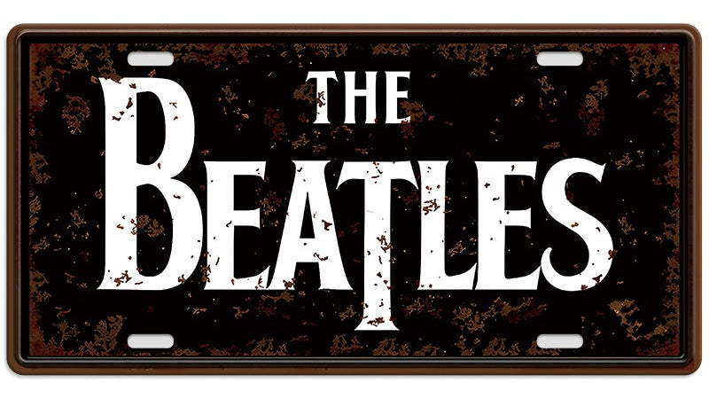 Metalen wandbord | The Beatles | Kentekenplaat | 15x30cm |