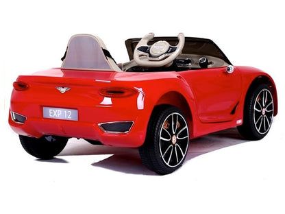 Bentley EXP 12 | Elektrische kinderauto | 12V | Rood |