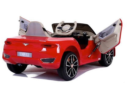 Bentley EXP 12 | Elektrische kinderauto | 12V | Rood |