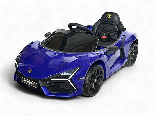 Lamborghini Revuelto | Elektrische kinderauto | 12V | Blauw |