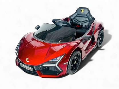 Lamborghini Revuelto | Elektrische kinderauto | 12V | Rood |