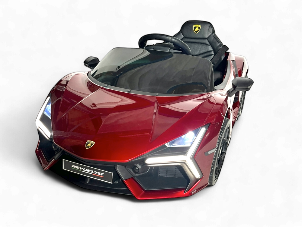 Lamborghini Revuelto | Elektrische kinderauto | 12V | Rood |