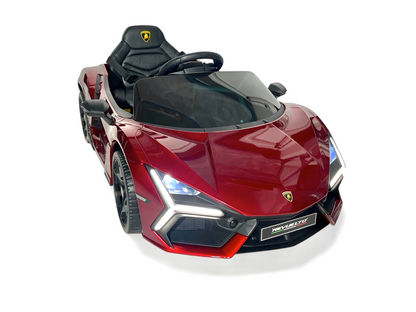 Lamborghini Revuelto | Elektrische kinderauto | 12V | Rood |