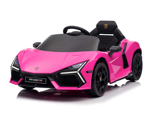 Lamborghini Revuelto | Elektrische kinderauto | 12V | Roze |