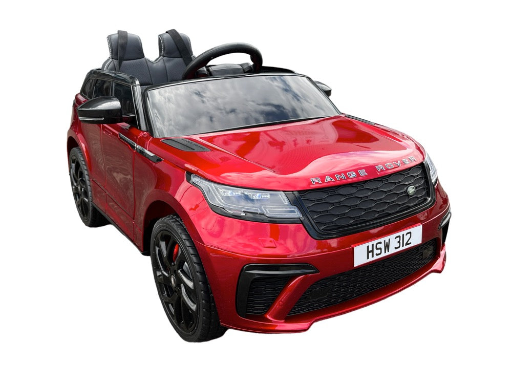 Range Rover Velar | Elektrische kinderauto | 12V | Rood |