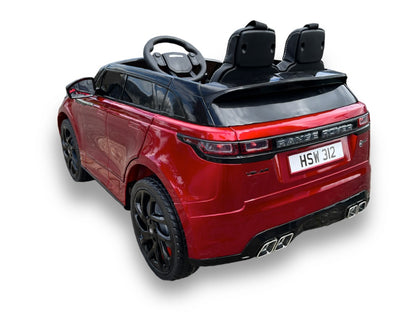 Range Rover Velar | Elektrische kinderauto | 12V | Rood |