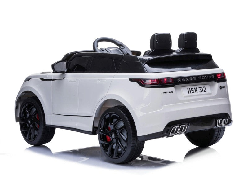 Range Rover Velar | Elektrische kinderauto | 12V | Wit |