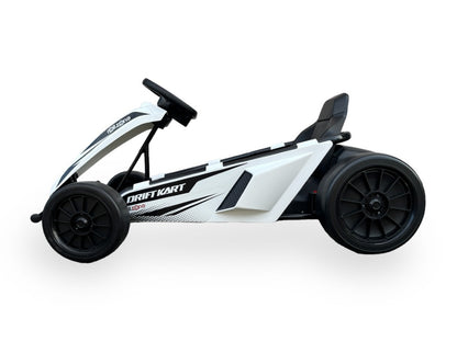 ROLLZONE ® Drift Kart / Go-Kart  | Elektrische kinderkart | 24V | 200W motor | Wit | Nieuwe editie! |