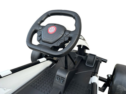ROLLZONE ® Drift Kart / Go-Kart  | Elektrische kinderkart | 24V | 200W motor | Wit | Nieuwe editie! |