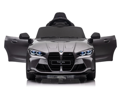 BMW M4 | Elektrische kinderauto | 12V | Grijs |