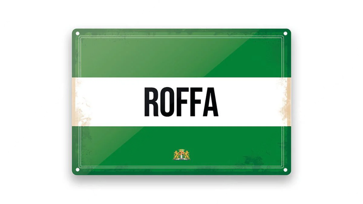 Metalen wandbord | Rotterdam | Roffa |