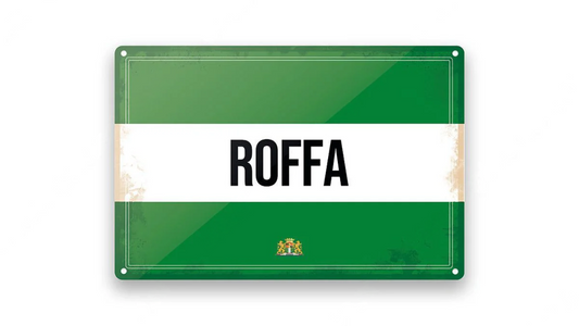 Metalen wandbord | Rotterdam | Roffa |