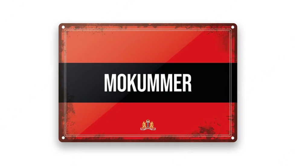 Metalen wandbord | Amsterdam | Mokummer |