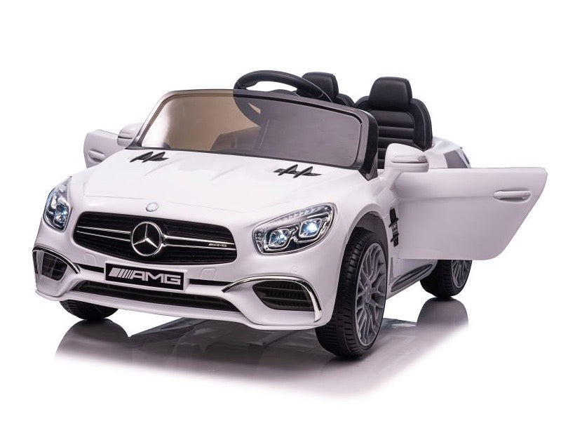 Mercedes-Benz SL65 AMG | Elektrische kinderauto | 12V | Wit |