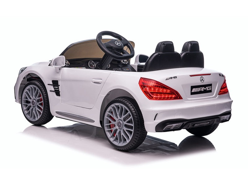 Mercedes-Benz SL65 AMG | Elektrische kinderauto | 12V | Wit |